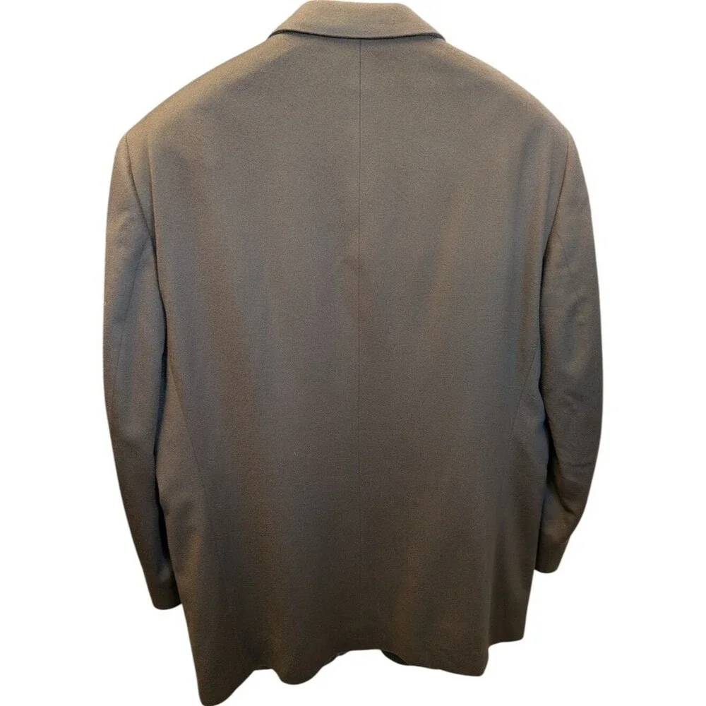 Cashmere Sport Coat In Brown Size 50L